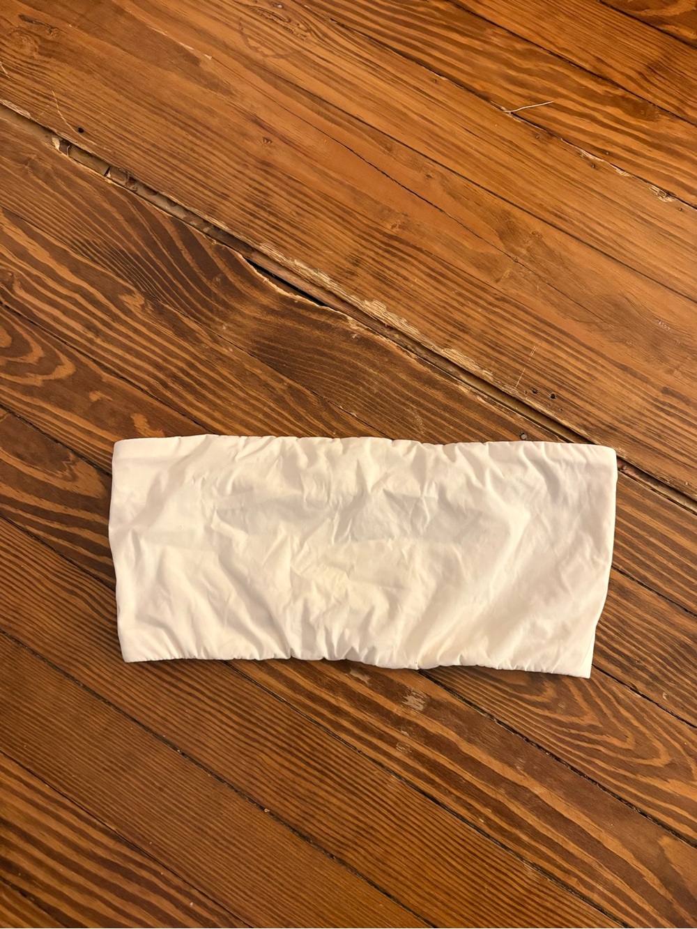 Women’s White Tube Top - Classic Stretch Bandeau